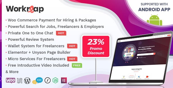 Workreap theme - Freelance Marketplace and Directory WordPress Theme