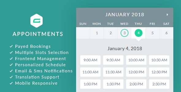 gAppointments - Appointment booking addon for Gravity Forms V1.13.1