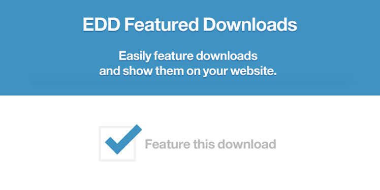 EDD Featured Downloads For Easy Digital Downloads