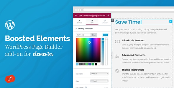 Boosted Elements | WordPress Page Builder Add-on for Elementor