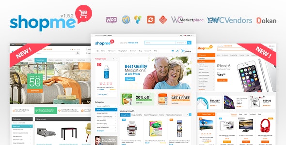 ShopMe - Multi Vendor Woocommerce WordPress Theme