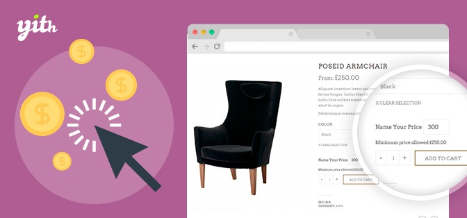 YITH WooCommerce Name Your Price Premium