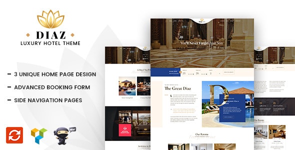 Hotel Diaz - Hotel Booking Theme