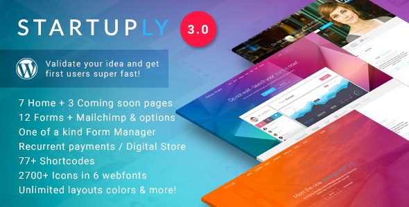 Startuply – Multi-Purpose Startup Theme