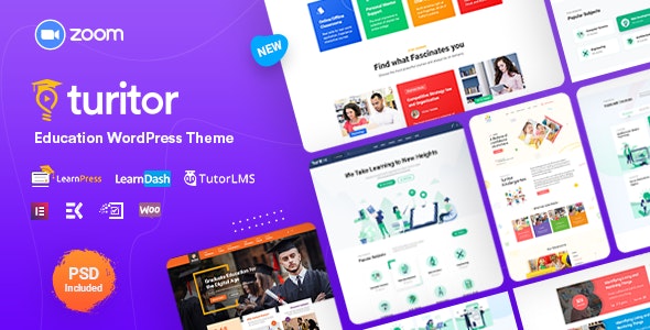 Turitor - LMS & Education WordPress Theme