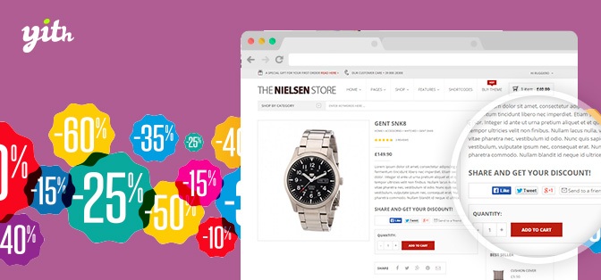 YITH WooCommerce Share For Discount Premium