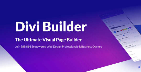 Elegant Themes Divi Builder - Visual Drag & Drop Page Builder