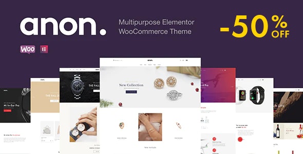 Anon - Multipurpose Elementor WooCommerce Themes