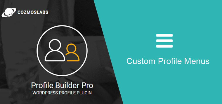 Profile Builder - Custom Profile Menus Add-On