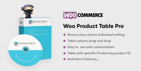 Woo Product Table Pro - WooCommerce Product Table view solution