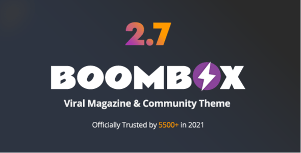 BoomBox — Viral Magazine WordPress Theme