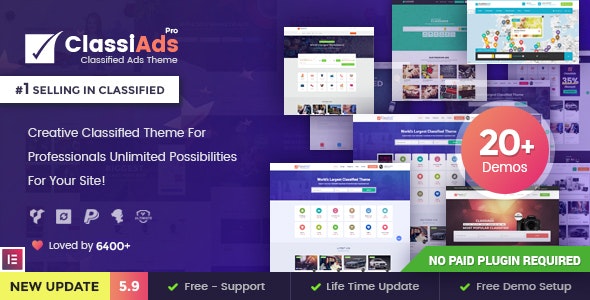 Classiads - Classified Ads WordPress Theme