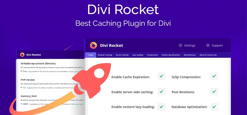 Divi Rocket - Caching Plugin Specifically Designed For The Divi Theme