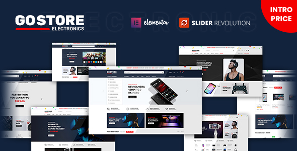 GoStore Theme - Elementor WooCommerce WordPress Theme