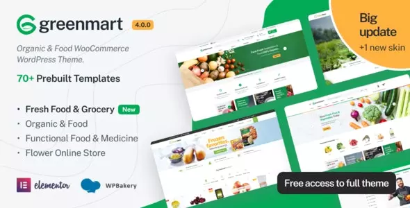 GreenMart Theme – Organic & Food WooCommerce WordPress Theme