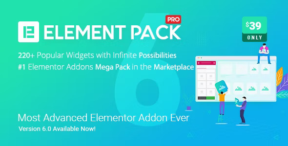 Element Pack Pro - Addon for Elementor Page Builder WordPress Plugin