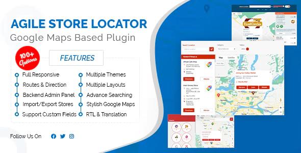 Agile Store Locator (Google Maps) For WordPress