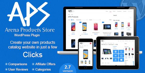 Arena Products Store - WordPress Plugin