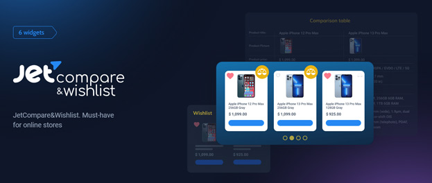 JetCompareWishlist For Elementor - JetCompare&Wishlist