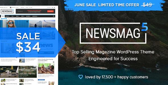 Newsmag Theme - Newspaper & Magazine WordPress Theme