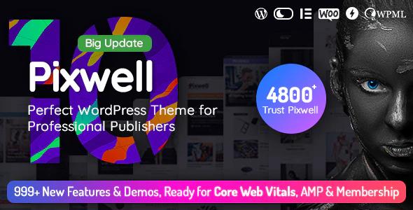 Pixwell Theme - Modern Magazine