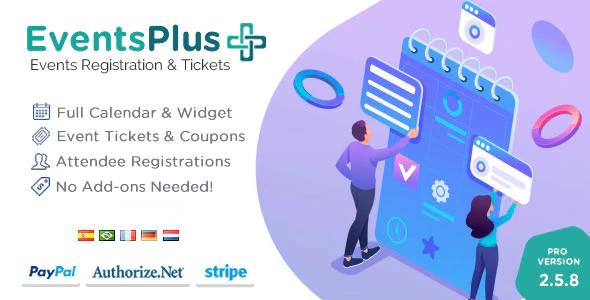 Events Plus : WordPress Events Calendar Registration & Tickets