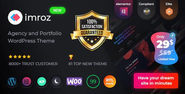 Imroz Theme - Agency & Portfolio Theme