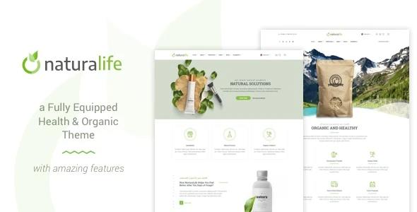 NaturaLife Theme | Health & Organic WordPress Theme