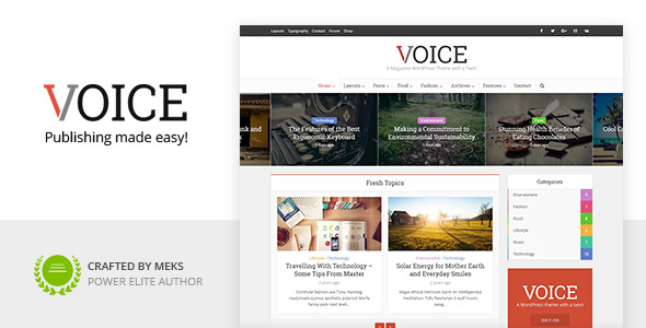 Voice Theme - News Magazine WordPress Theme