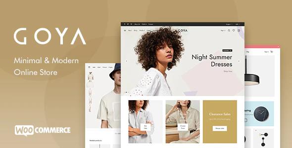 Goya Theme - Modern WooCommerce Theme