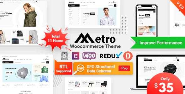 Metro Theme – Minimal WooCommerce WordPress Theme