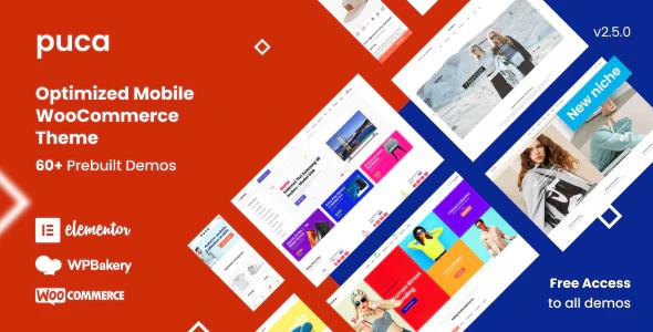 Puca Theme - Optimized Mobile WooCommerce Theme