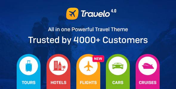 Travelo Theme -­ Travel/Tour Booking Responsive WordPress Theme