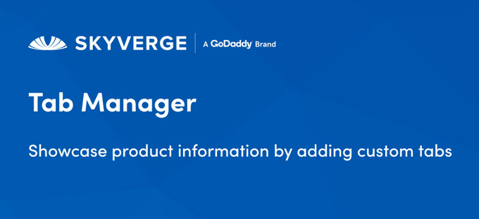WooCommerce Tab Manager plugin