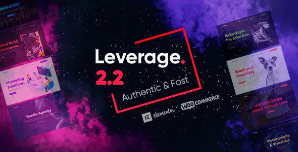Leverage - Agency and Portfolio -WordPress Theme - Leverage - Agency WordPress Theme