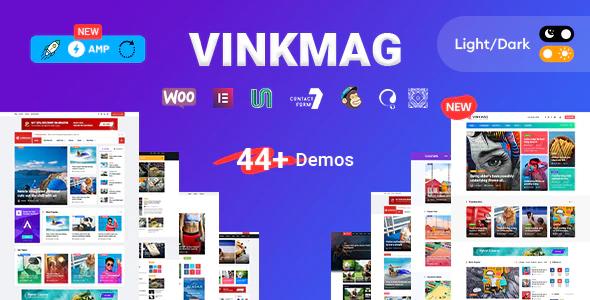 Vinkmag Theme - AMP Newspaper Magazine WordPress Theme