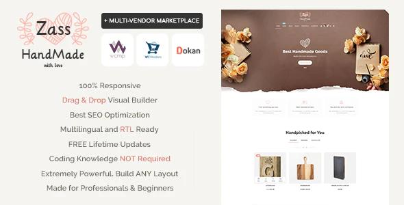 Zass theme - WooCommerce Theme for Handmade Artists and Artisans