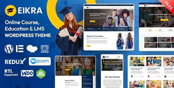 Eikra Theme - Education WordPress Theme