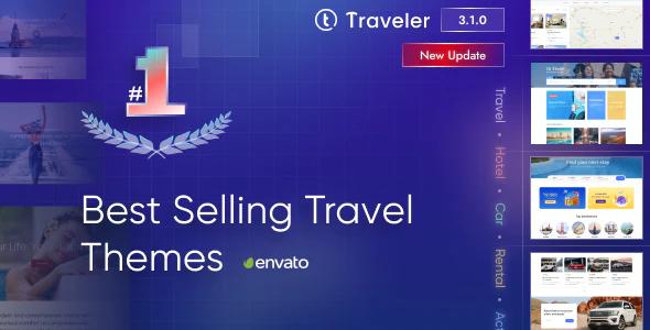 Travel Booking WordPress Theme - Traveler Theme