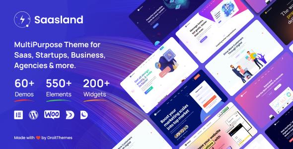 Saasland Theme - Saas, Startup, Technology & IT Solutions WordPress Theme