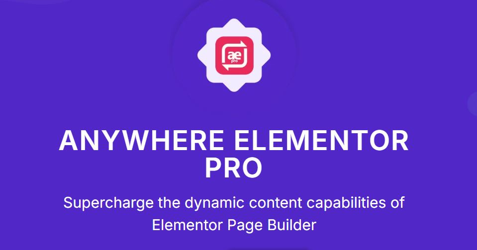 AnyWhere Elementor Pro Plugin