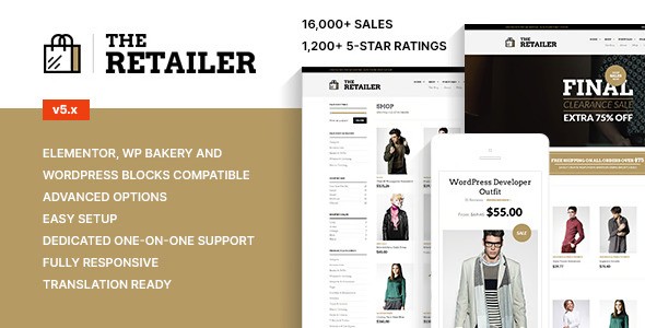The Retailer Theme - Premium Featured WooCommerce Theme - The Retailer theme
